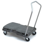 Rubbermaid Triple trolley transportkar zwart/grijs