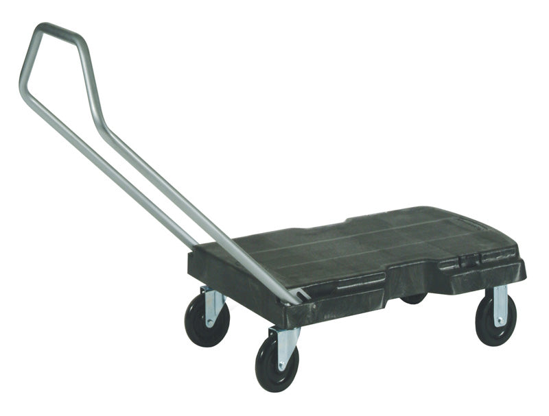Rubbermaid Triple trolley transportkar zwart/grijs