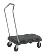 Rubbermaid Triple trolley transportkar zwart/grijs