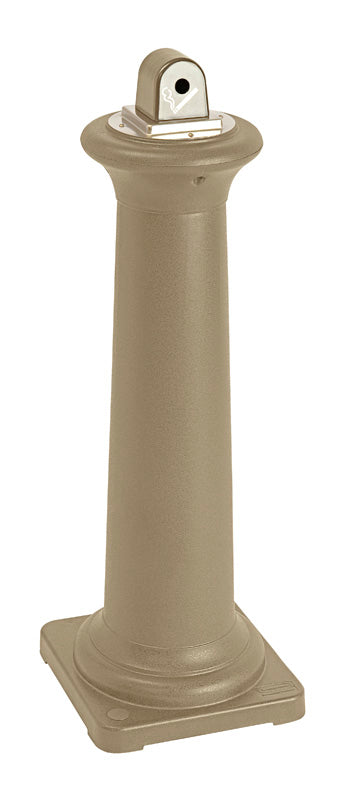 Rubbermaid GroundsKeeper Tuscan staande asbak beige