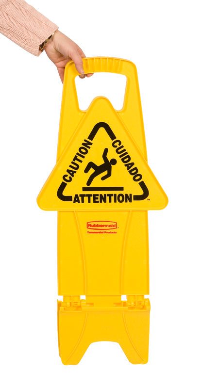 Rubbermaid stabiel waarschuwingsbord geel