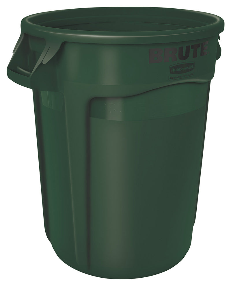 Rubbermaid ronde Brute container 121,1 liter donkergroen