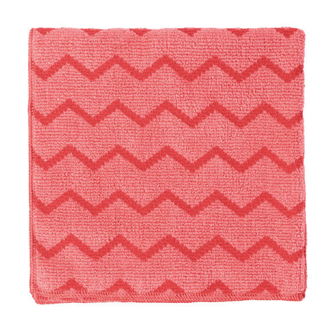 Rubbermaid Hygen microvezeldoek 40,6 x 40,6 cm rood, per 12 stuks