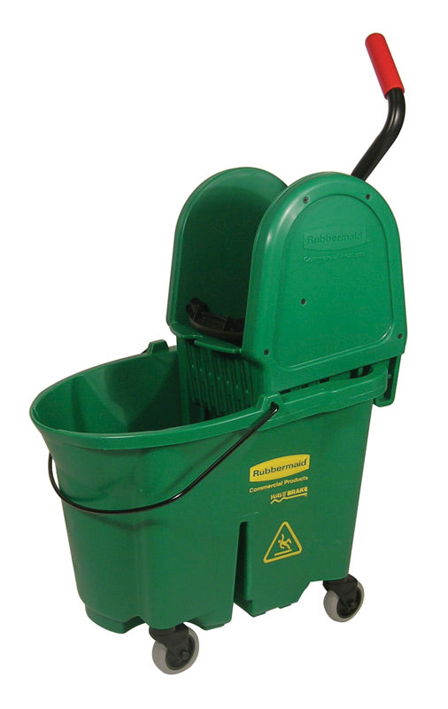 Rubbermaid WaveBrake neerwaartse combopers 33 liter groen