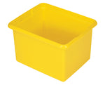 Rubbermaid opbergemmer 28 liter geel, per 2 stuks