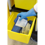 Rubbermaid opbergemmer 28 liter geel, per 2 stuks