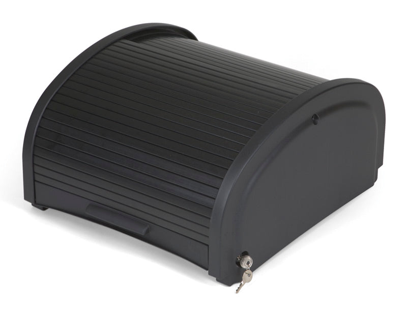 Rubbermaid veiligheidscompartiment met rolsluiting zwart