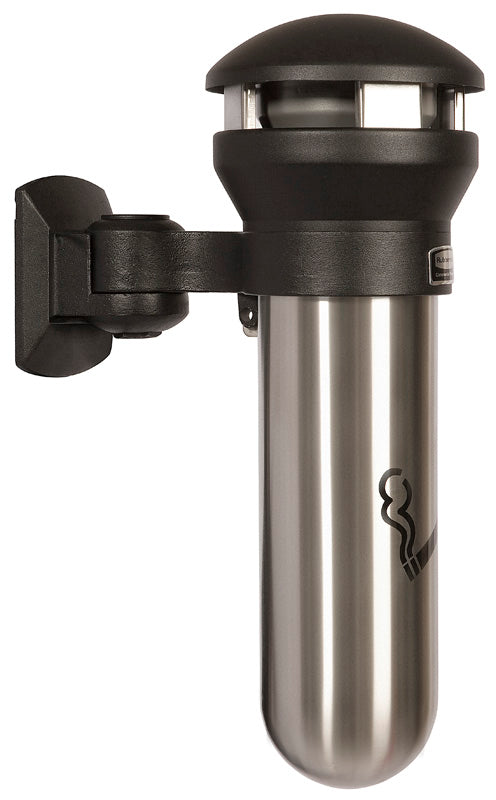 Rubbermaid Infinity wandasbak zwart/RVS