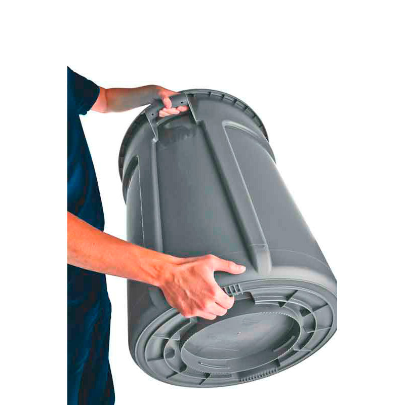 Rubbermaid ronde Brute Utility container 166,5 liter grijs