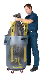 Rubbermaid ronde Brute Utility container 166,5 liter grijs