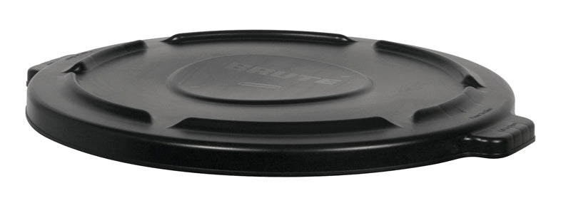 Rubbermaid deksel met waterafvoersleuven voor Brute 166,5 liter zwart