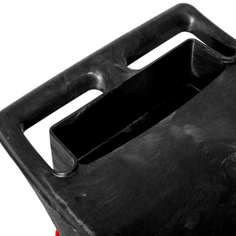 Rubbermaid werkwagen zwart/rood