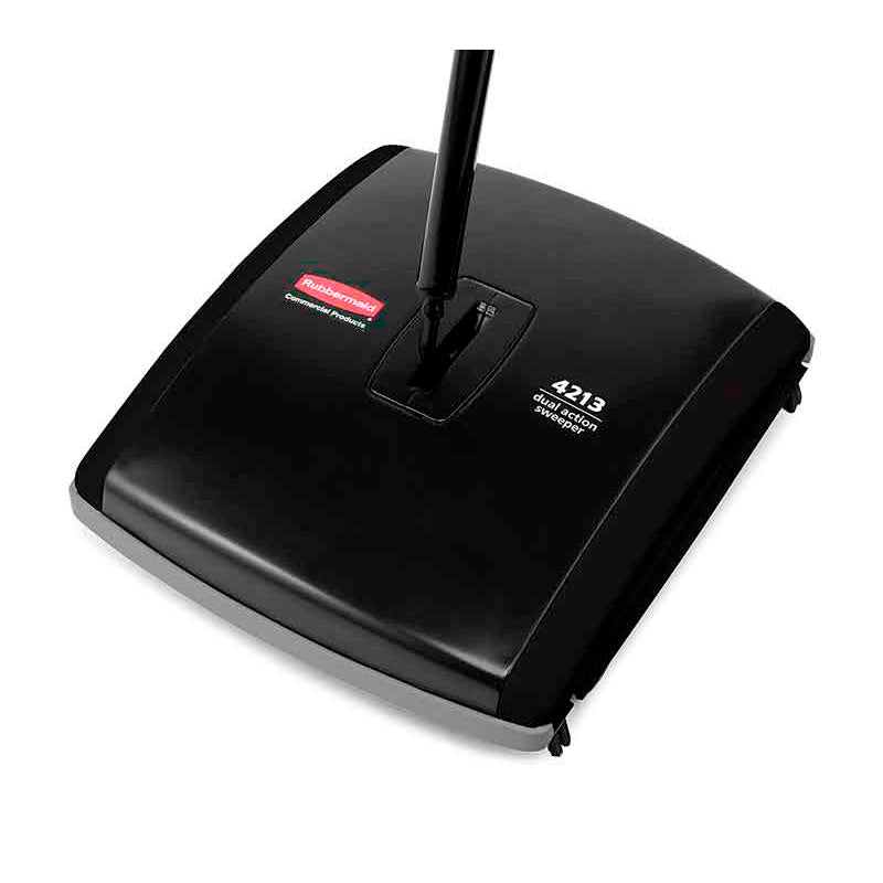 Rubbermaid veger met dubbele actie zwart
