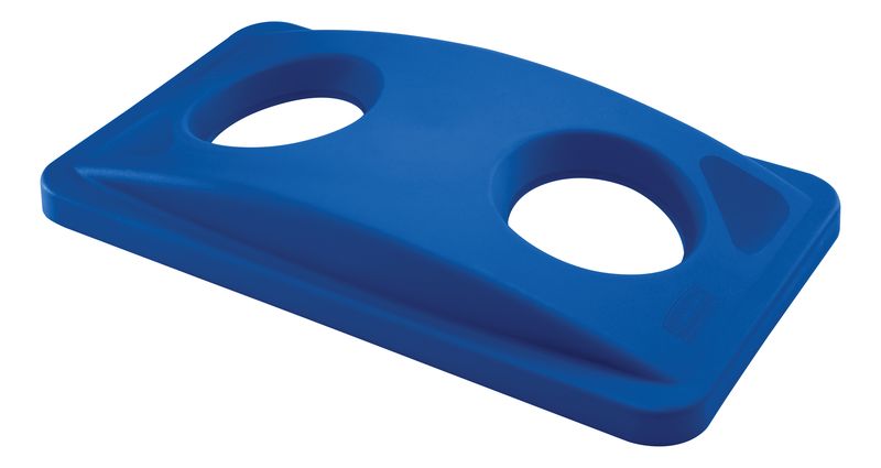 Rubbermaid Slim Jim Flessendeksel blauw