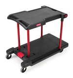 Rubbermaid multifunctionele servicewagen zwart/rood