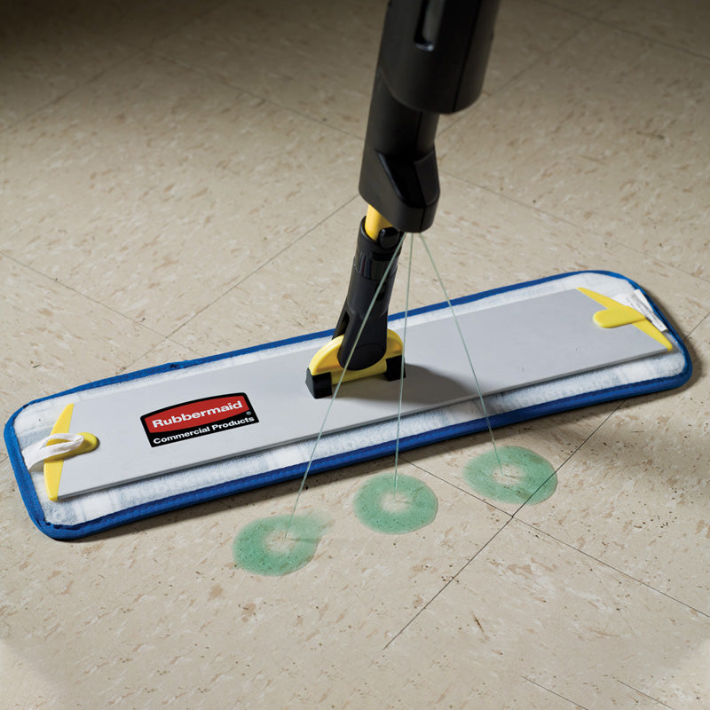 Rubbermaid Pulse microvezel vloerreinigingssysteem geel/zwart