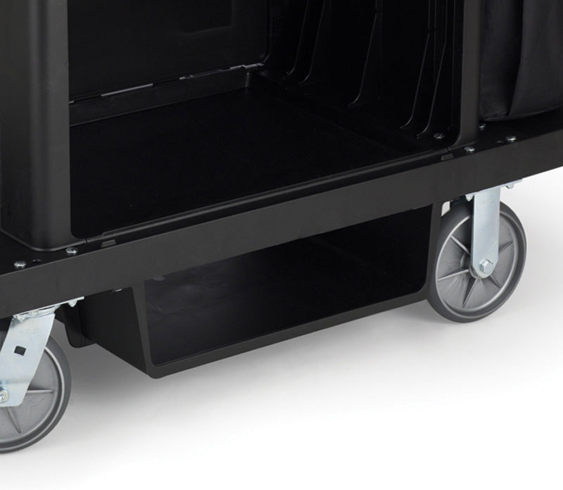 Rubbermaid onderbouwschap voor hotelwagen zwart