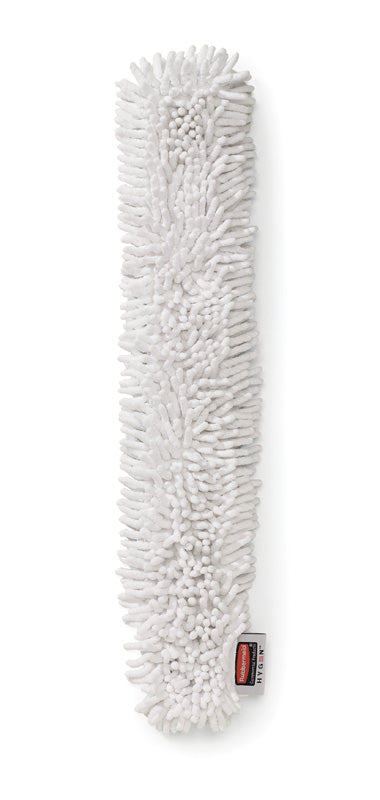 Rubbermaid hoogwaardige microvezelvervanghoes voor steelstoffer wit, per 6 stuks