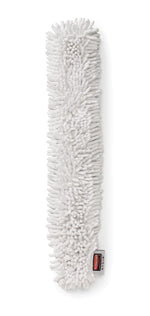 Rubbermaid hoogwaardige microvezelvervanghoes voor steelstoffer wit, per 6 stuks