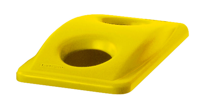 Rubbermaid Slim Jim Flessendeksel geel