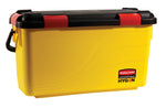 Rubbermaid laademmer 27 liter geel/zwart