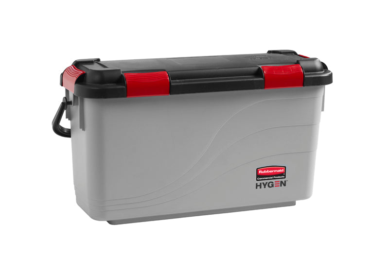 Rubbermaid laademmer 27 liter grijs/zwart