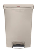 Rubbermaid Slim Jim Step On container Front Step kunststof 90 liter beige