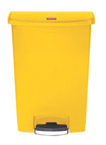 Rubbermaid Slim Jim Step On container Front Step kunststof 90 liter geel