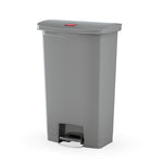 Rubbermaid Slim Jim Step On container Front Step kunststof 68 liter grijs