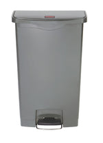 Rubbermaid Slim Jim Step On container Front Step kunststof 68 liter grijs