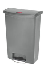 Rubbermaid Slim Jim Step On container Front Step kunststof 90 liter grijs