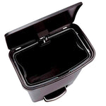 Rubbermaid Slim Jim Step On container Front Step kunststof 30 liter zwart