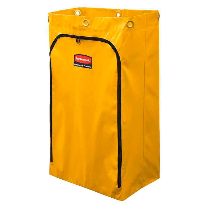 Rubbermaid vinylzak 92 liter geel