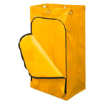 Rubbermaid vinylzak 92 liter geel