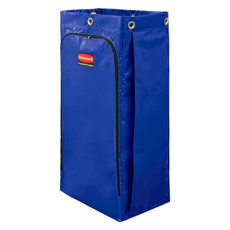 Rubbermaid recyclingzak 128 liter met recyclingsymbool blauw