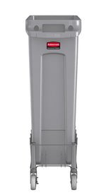 Rubbermaid Slim Jim enkelvoudige RVS dolly