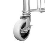 Rubbermaid Slim Jim dubbele RVS dolly