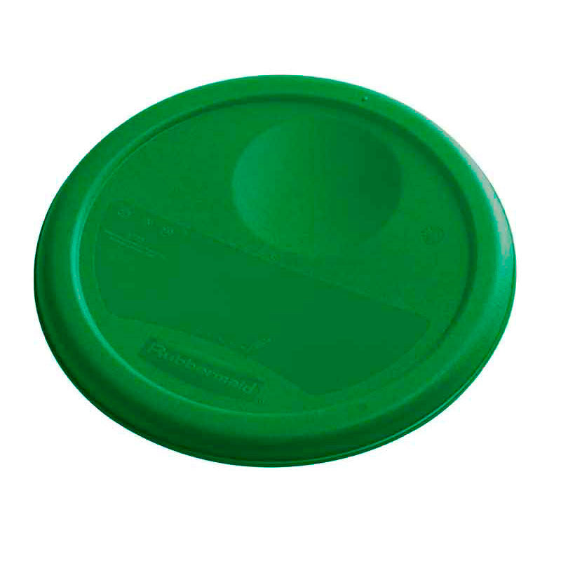 Rubbermaid deksel voor ronde container 3,8 liter voor fruit en salades groen, per 12 stuks