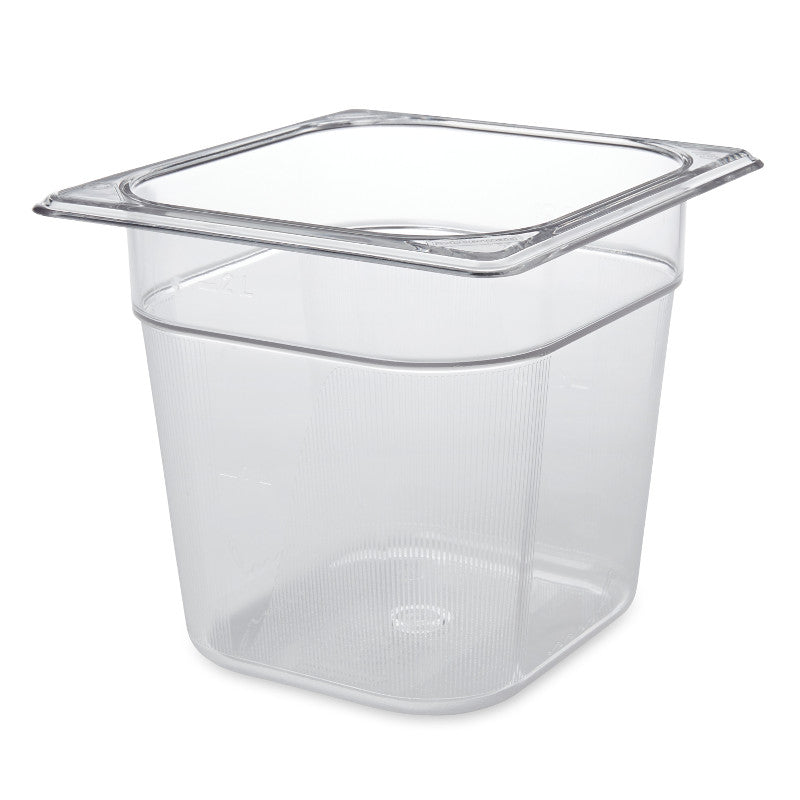 Rubbermaid Gastronorm voedselpan 1/6 2,4 liter transparant, per 6 stuks
