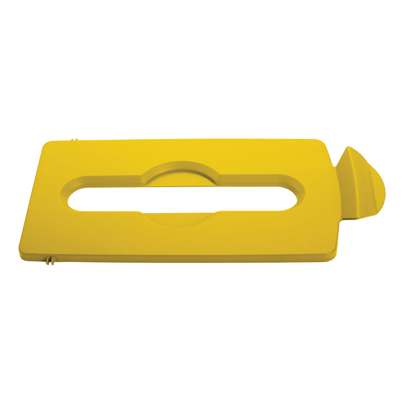 Rubbermaid Slim Jim Recyclingstation dekselinzet papier geel