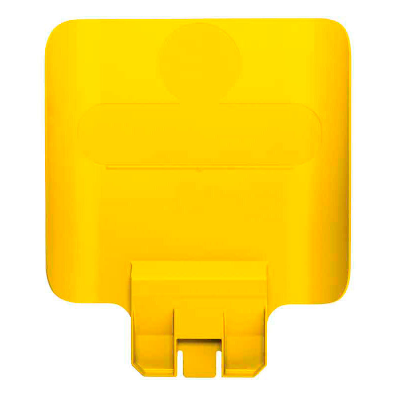 Rubbermaid paneel voor Slim Jim Recyclingstation geel