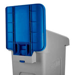 Rubbermaid paneel voor Slim Jim Recyclingstation blauw