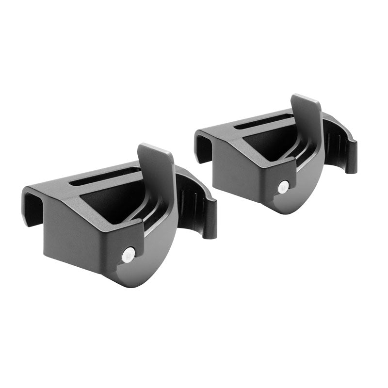 Rubbermaid Slim Jim set van 2 materiaalclips grijs
