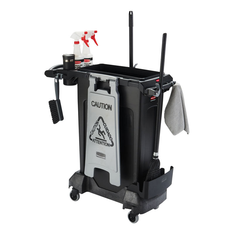 Rubbermaid Slim Jim Rim Caddy kit 87 liter zwart