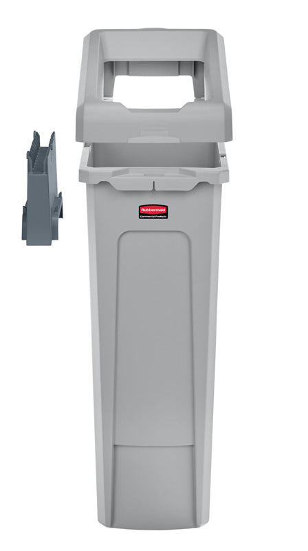 Rubbermaid Slim Jim Recyclingstation starterset 87 liter grijs