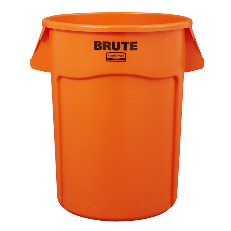 Rubbermaid ronde Brute container 121,1 liter oranje