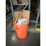Rubbermaid ronde Brute container 121,1 liter oranje