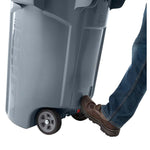 Rubbermaid Brute container op wielen 166,5 liter grijs