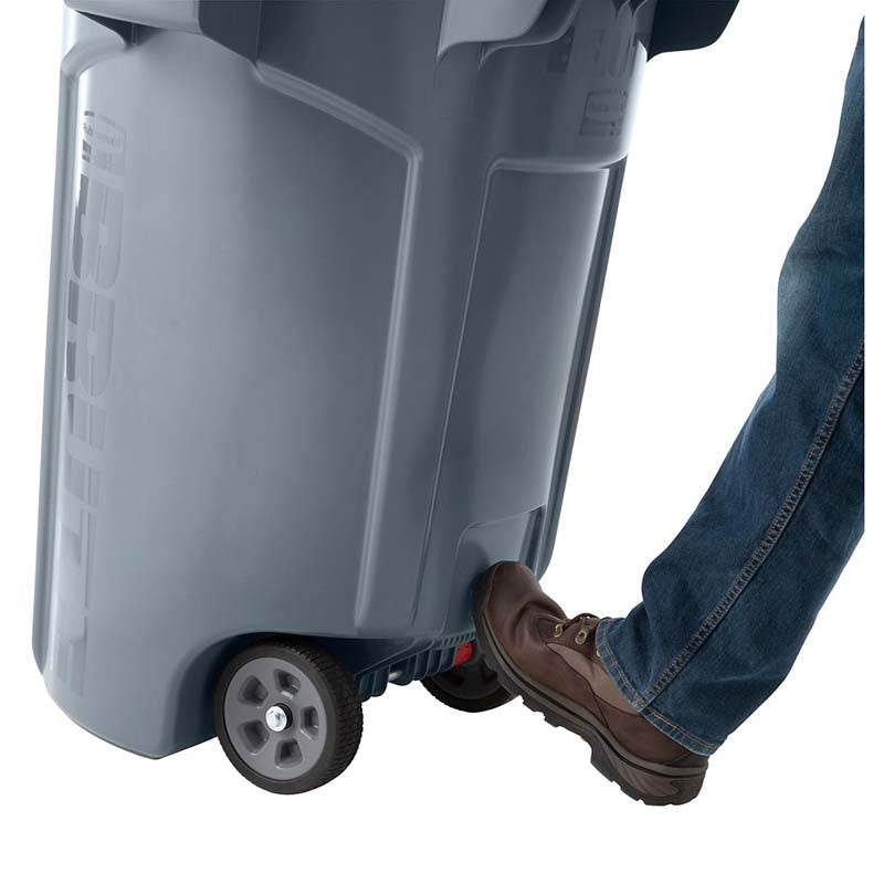Rubbermaid Brute container op wielen 166,5 liter grijs
