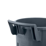 Rubbermaid Brute container op wielen 166,5 liter grijs